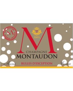 MONTAUDON BRUT CUVEE BULLES D'EXCEPTION 75CLX6 CRD