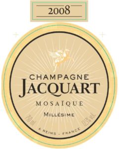 JACQUART MOSAIQUE BRUT MILLESIME 2008 75CL CRD