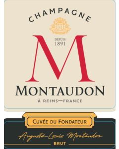 MONTAUDON BRUT CUVEE DU FONDATEUR 75 CL EXP V2022